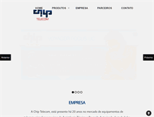 Tablet Screenshot of chiptelecom.com.br